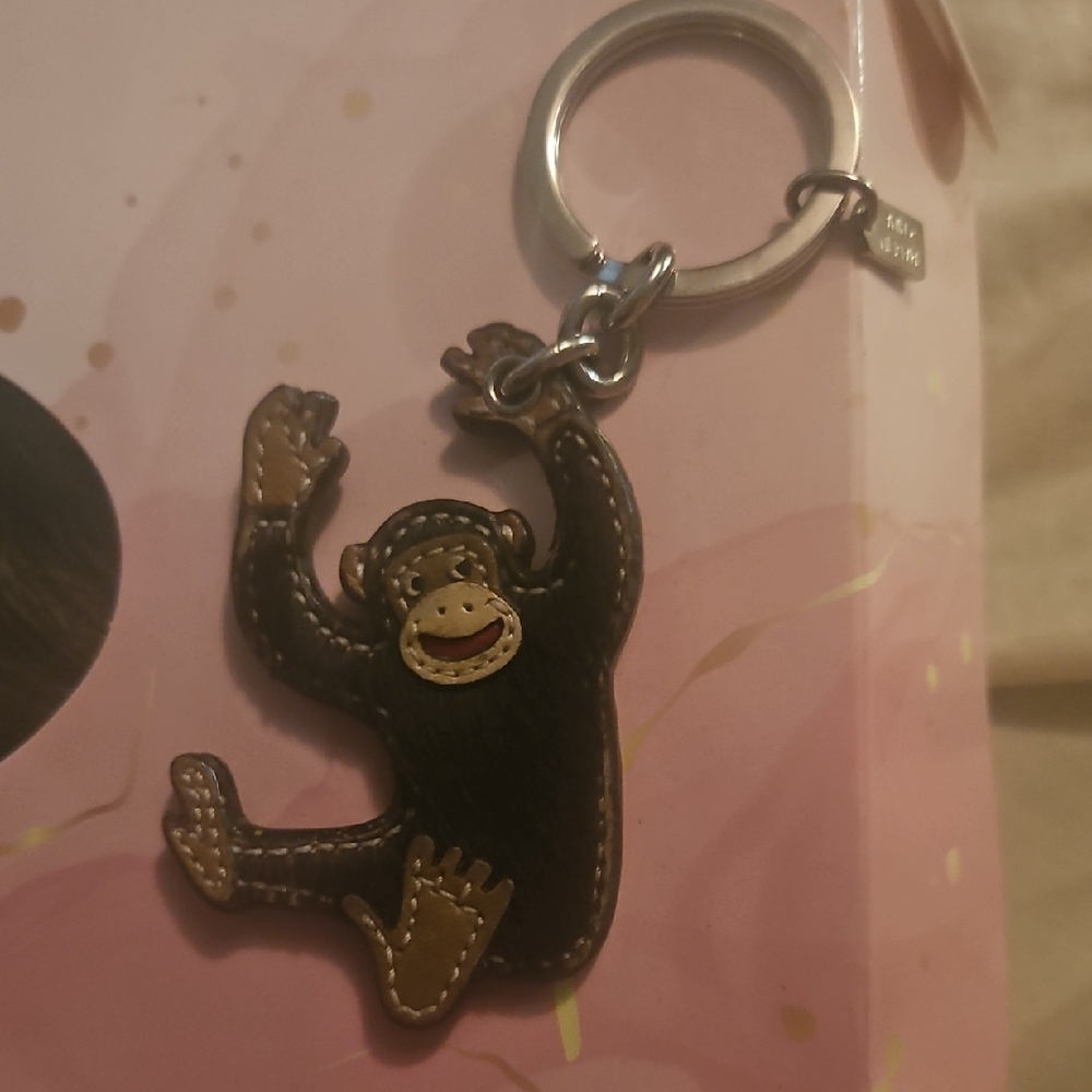 Brown Monkey Keychain